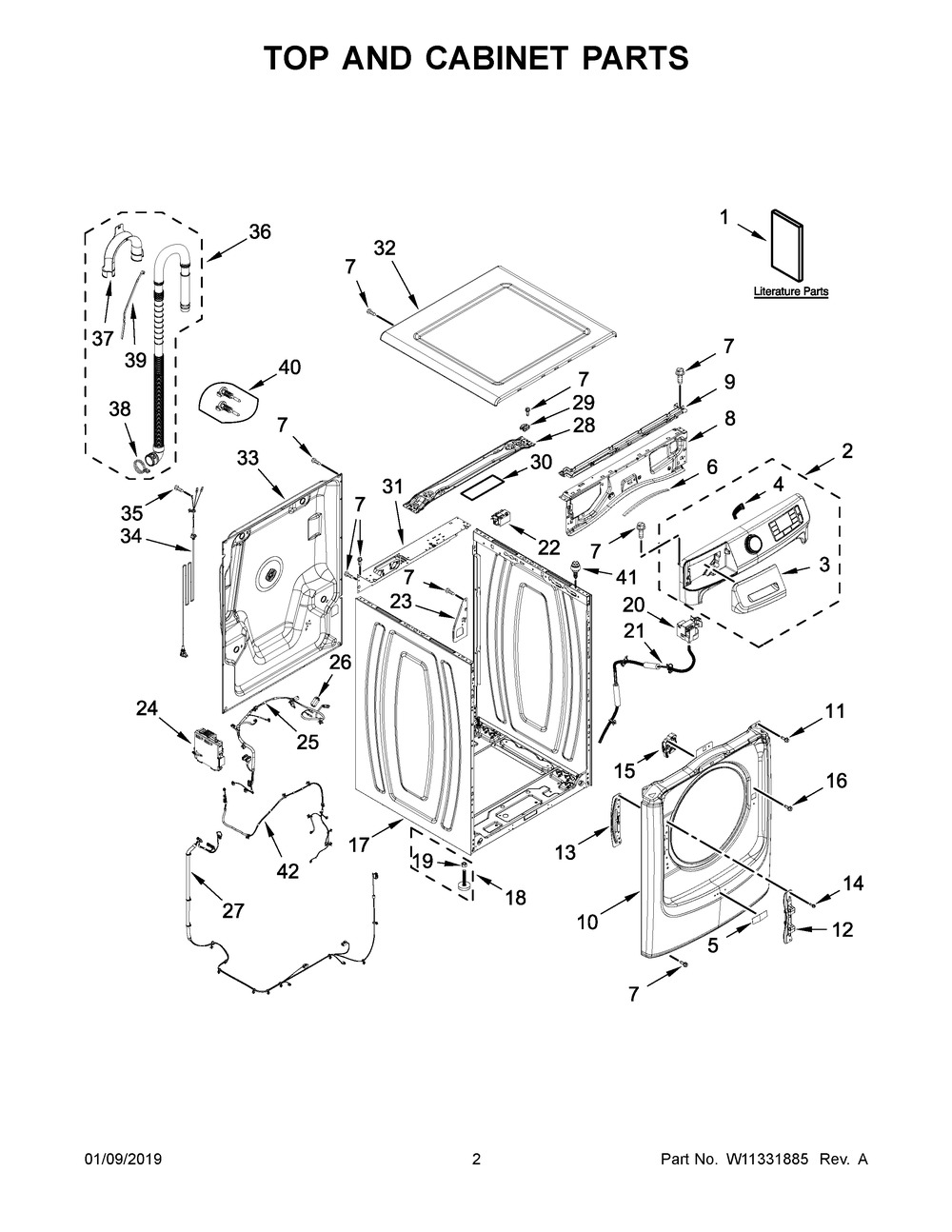 W11316250 Washer Door Lock Assembly - XPart Supply