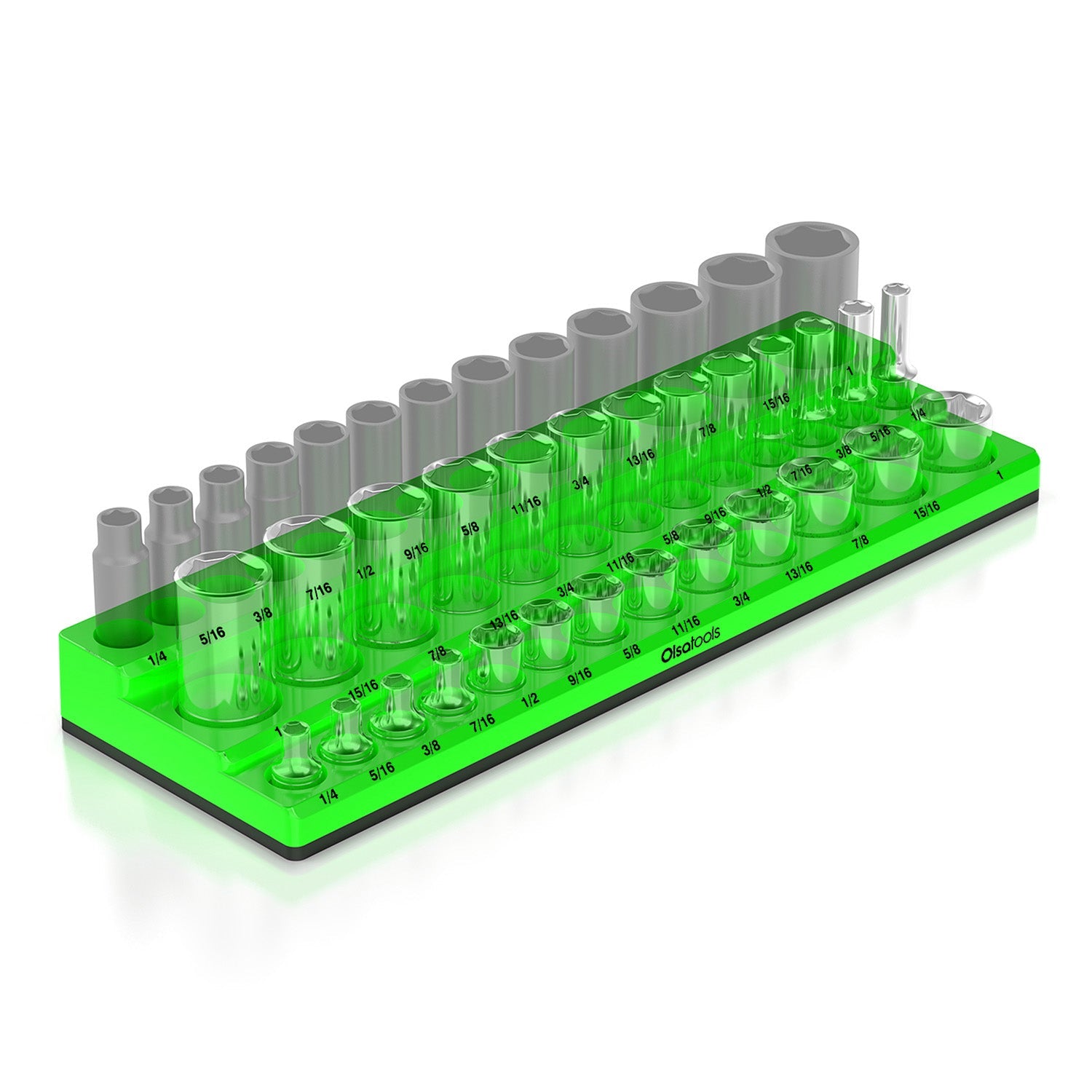 3-Row Magnetic Socket Holder