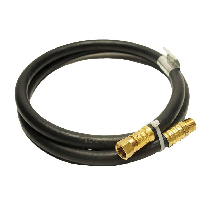 L.P and Natural Gas Hose 3/8" x 10' NG-10 — Safe Flexible Gas Line for Appliance Connections