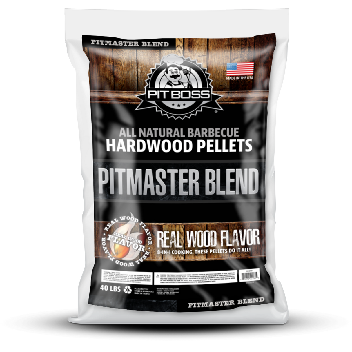 Pit Boss 40 lb Pitmaster Blend Hardwood Pellets