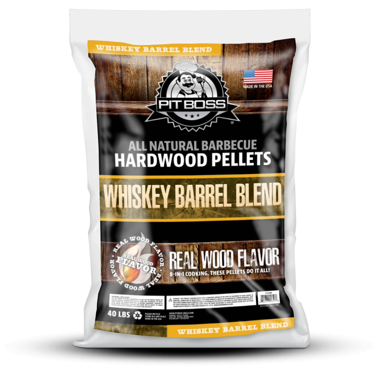 Pit Boss 40 lb Whiskey Blend Hardwood Pellets