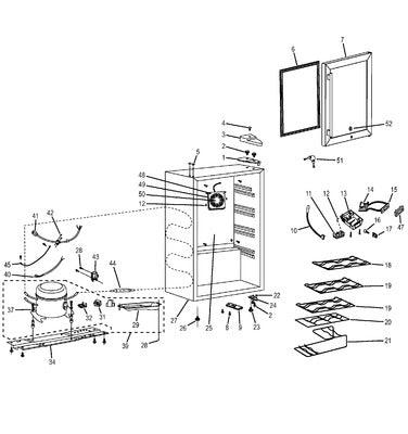 WG03F07119 Refrigerator Display Board (replaces WR55X24394) - XPart Supply Ltd.