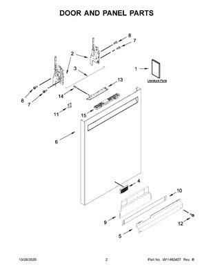 W11461693 Washer Door - XPart Supply