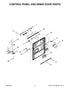 W11505225 Dishwasher User interface Panel - XPart Supply