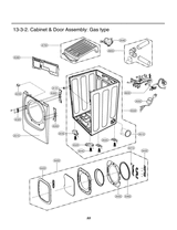 Loquet de porte de sécheuse XP4027EL1001A