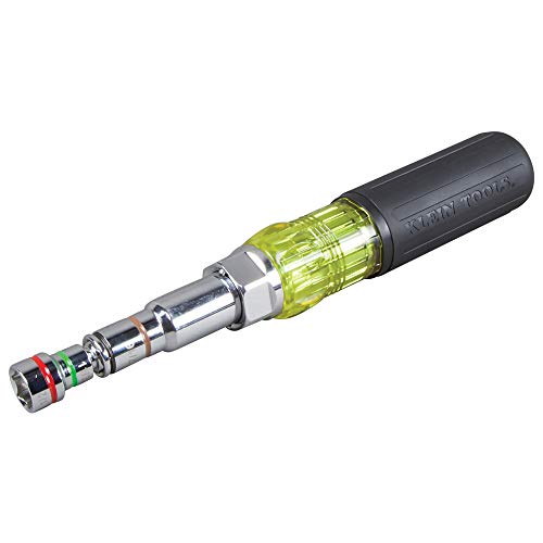 Tools 32807MAG 7-in-1 Nut Driver, Magnetic Driver with SAE Hex Nut Sizes and Spring Coil Bits, Heavy-Duty Handle for Added Torque - XPart Supply