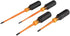 33734INS 1000V Slim Tip Insulated Screwdriver Set, Phillips, Cabinet, Square Slim-Tip, Cushion Grip Handle, 4-Piece - XPart Supply Ltd.