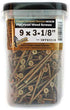 5# Bucket 9 x 3-1/8" Bronze Robertson® Flat Head (389/Bucket)