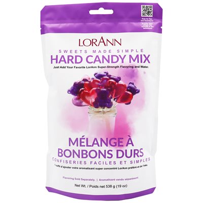 Hard Candy Mix - Candy Kits and Mixes - 538 grams (19 oz) Bag, 10 Pound, 25 Pound - Ships Free Within Canada on Orders Above CAD $199