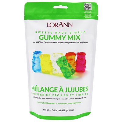 Gummy Mix - Candy Kits and Mixes - 501 grams (18 oz) Bag or 25 Pound Box - Ships Free Within Canada on Orders Above CAD $199