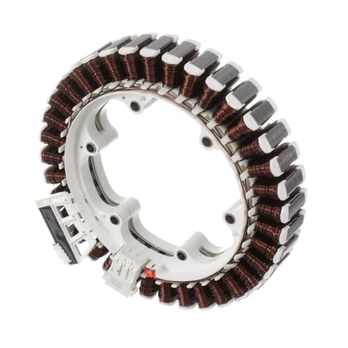 XPart Supply 4417EA1002K washer motor stator with copper coils and white plastic frame