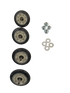 Set of 4581EL2002L replacement parts including wheels, screws, and washers from XPart Supply