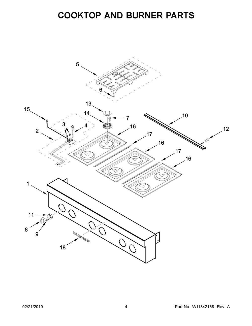 W11344539 Range Burner Head - XPart Supply Ltd.