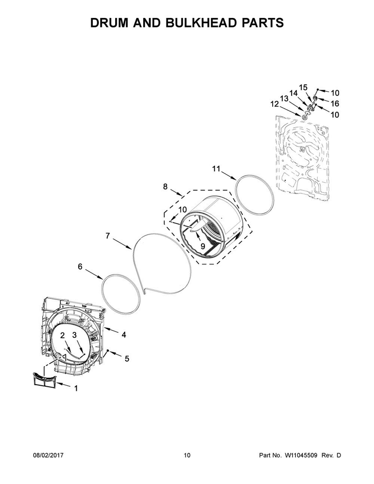 461970110511 Dryer Drum Belt