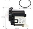 XPart Supply 4681EA2001T washer drain pump with black motor housing and included O-ring seal