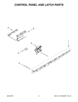 W11252795 Dishwasher Control Panel Cover