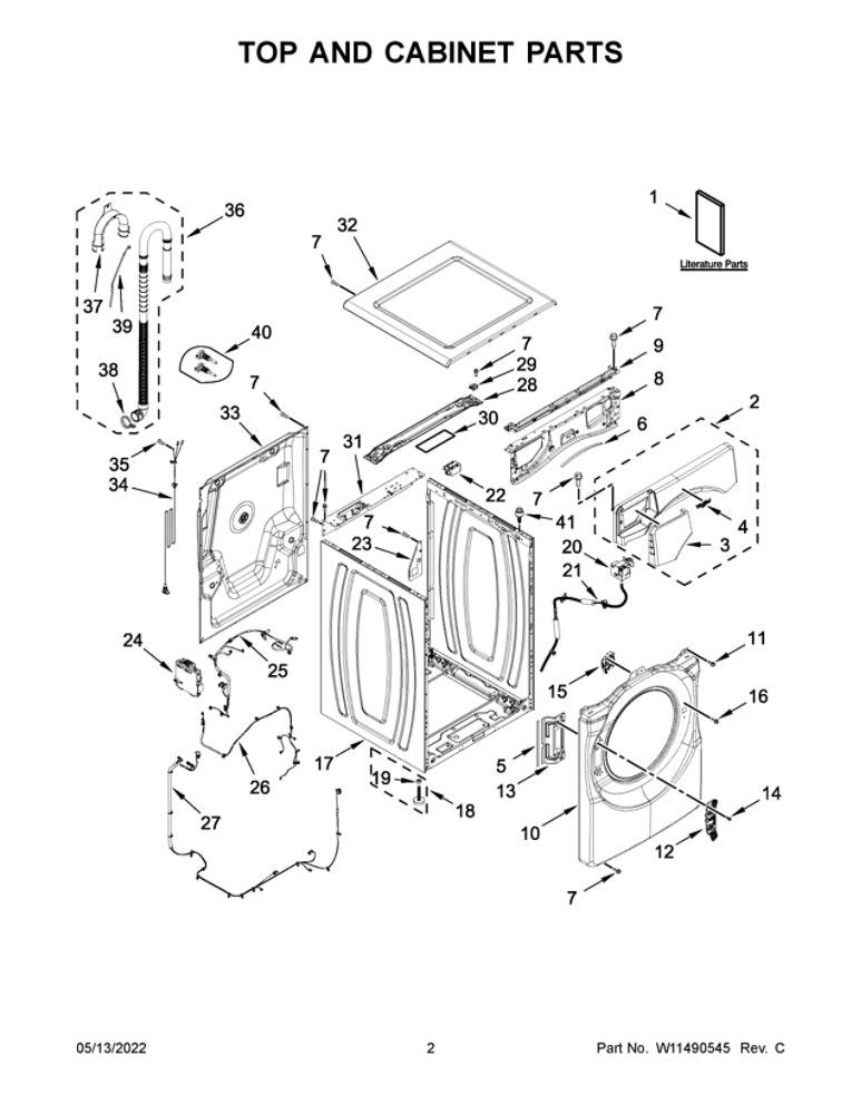 W11483173 Washer Electronic Control Board - XPart Supply Ltd.