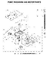 Pompe et moteur de lave-vaisselle W11460945