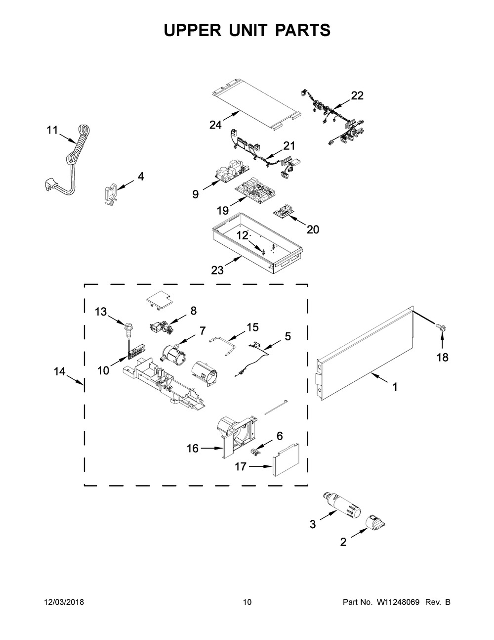 W11248063 Refrigerator Filter Housing Mounting Kit