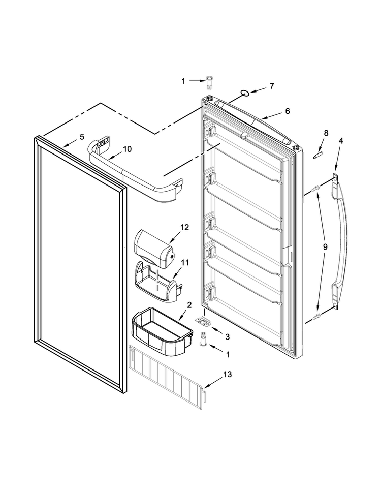 W10803532 Refrigerator Handle - XPart Supply