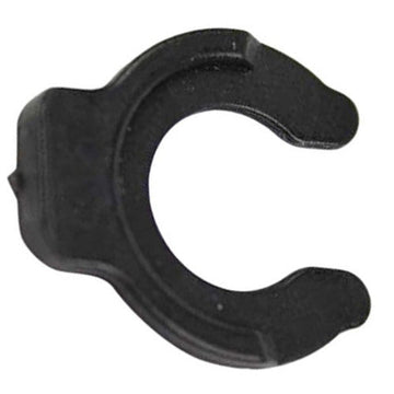 Refrigerator ice maker water supply tubing clip