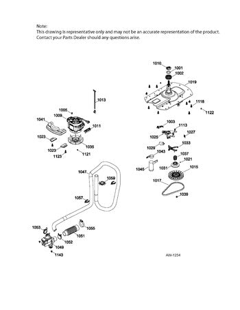 WW03L00409 Washer Plastic Bottom - XPart Supply