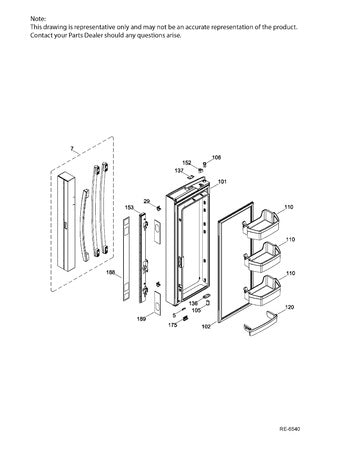 WR01A02395 Refrigerator Handle Kit - XPart Supply