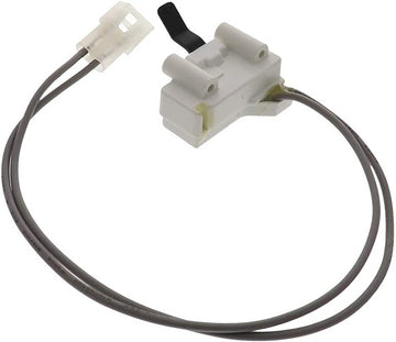 Dryer door switch with wire harness and connector