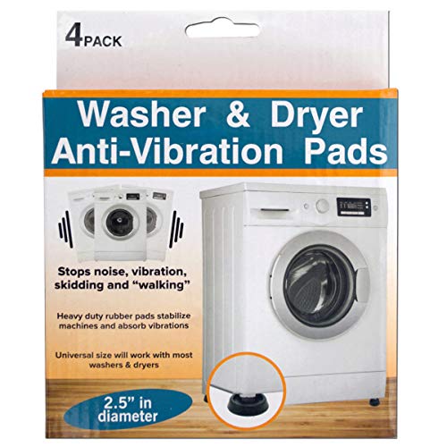 Washer and Dryer Anti-Vibration Slip-Resistant Pads, 4 Piece Set - Appliance Genie