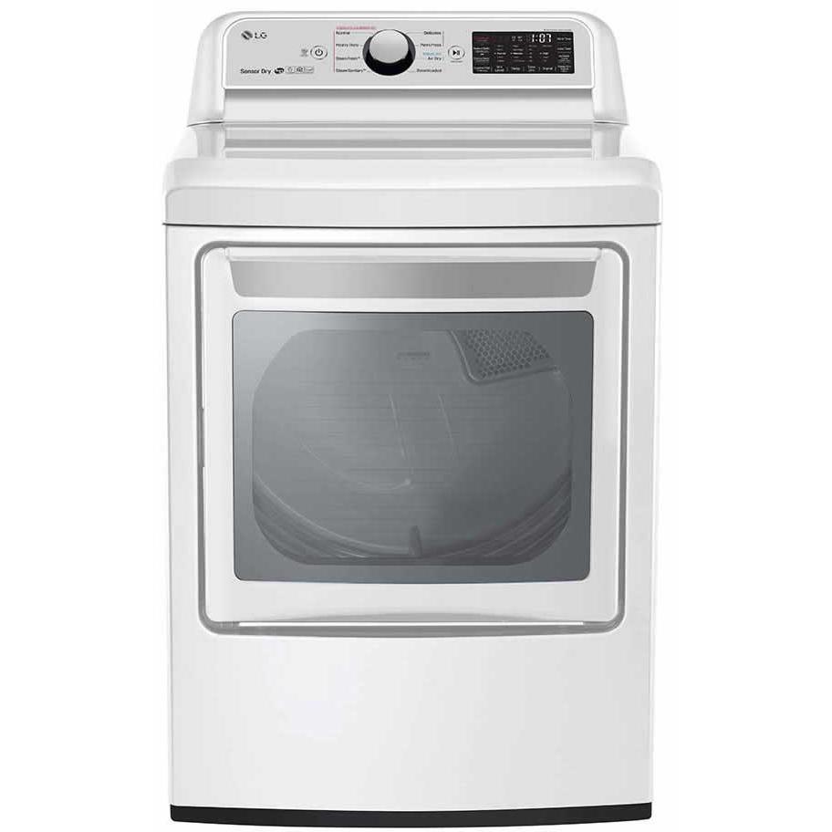 LG 7.3 cu.ft. Electric Dryer with TurboSteam® Technology DLEX7250W