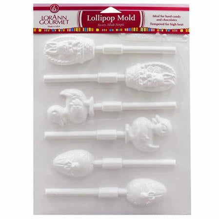 Easter Assortment Lollipop Sheet Mold - Candy Molds - Canadian Distribution