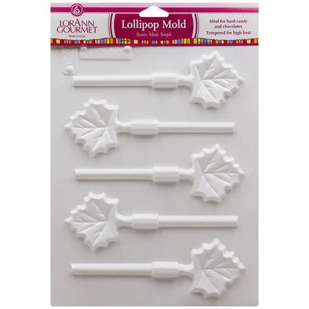 Maple Leaves Lollipop Sheet Mold - Candy Molds - Canadian Distribution