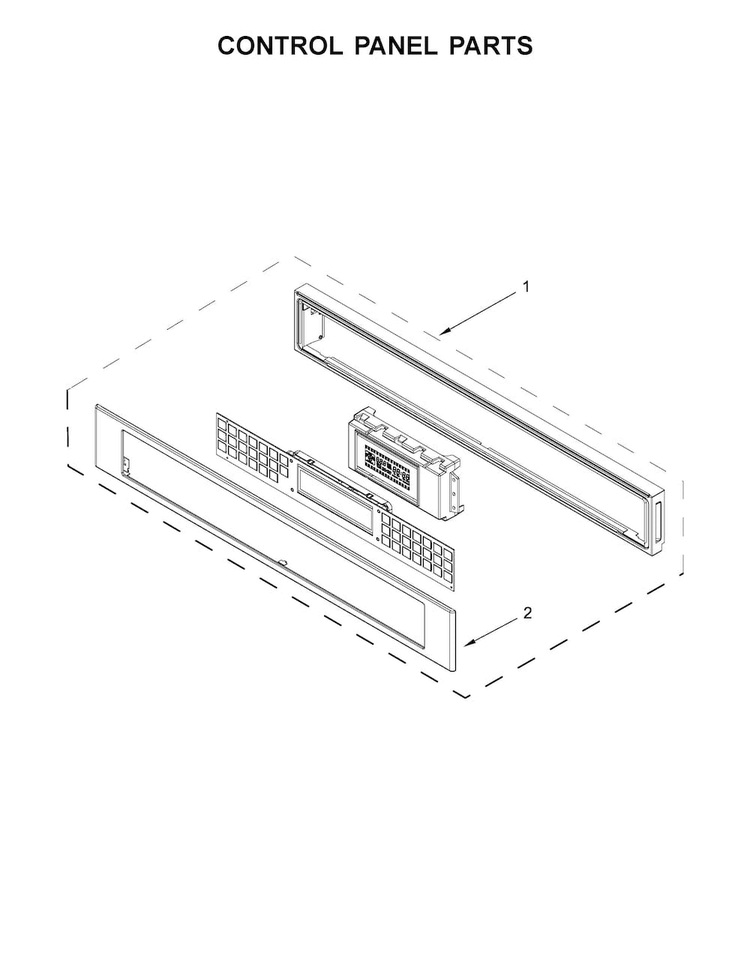 W11375458 Microwave Control Panel Assembly - XPart Supply