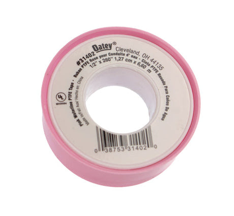 31402D Pink Waterline Thread Seal Tape, 1/2" x 260" - XPart Supply