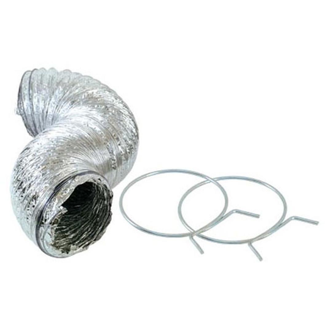 EZ FLO - 69033 Dryer Hose Clamp and Flexible Aluminum Laminated Duct Kit - 69033