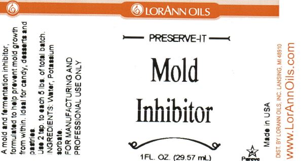 Preserve-it Mold Inhibitor - Bakery Specialty Ingredients - 16 oz. Bottle - Ships Free Within Canada on Orders Above CAD $199
