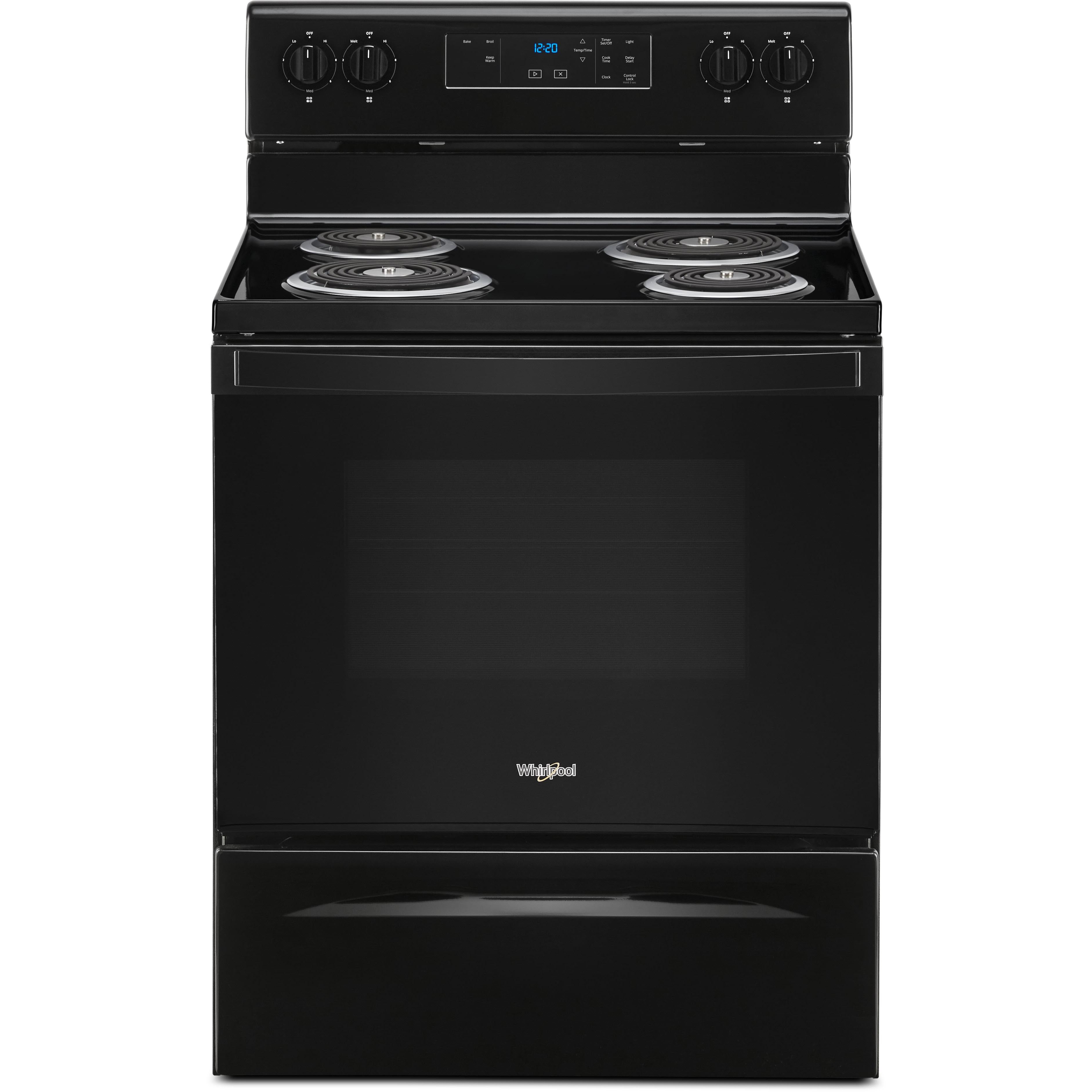 Whirlpool 30-inch Freestanding Electric Range with Keep Warm Setting YWFC150M0JB