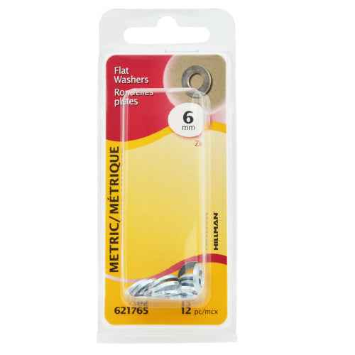 6mm Flat Washer (12/Pack)
