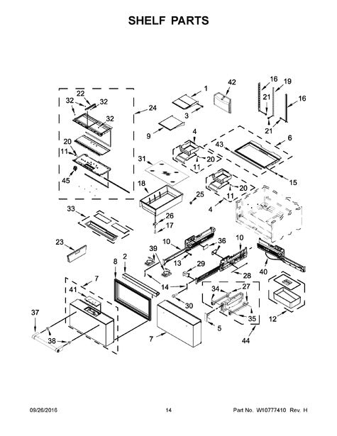 W10815671 Refrigerator Pantry Drawer Door, Left - XPart Supply Ltd.