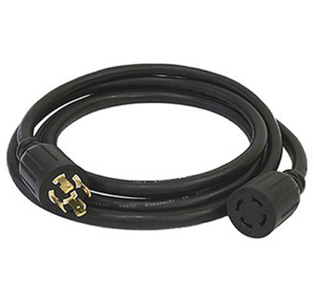 Generac 10/4 SJOOW rubber cord 25' W/ L1430 Male & Female Ends 6328 - XPart Supply