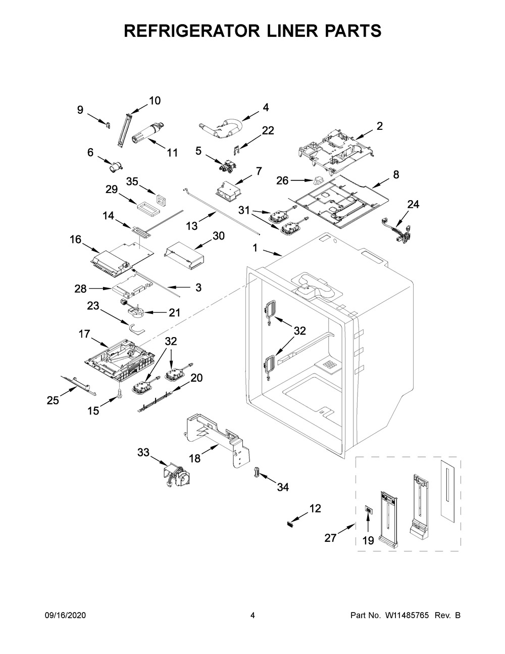 W11484836 Refrigerator Led Light Module - XPart Supply