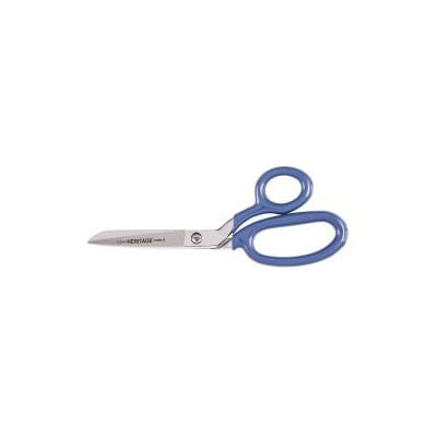 Klein Tools 206LR Scissors; Bent Trimmer; Large Ring; Blue Coating; 7" - Appliance Parts Canada