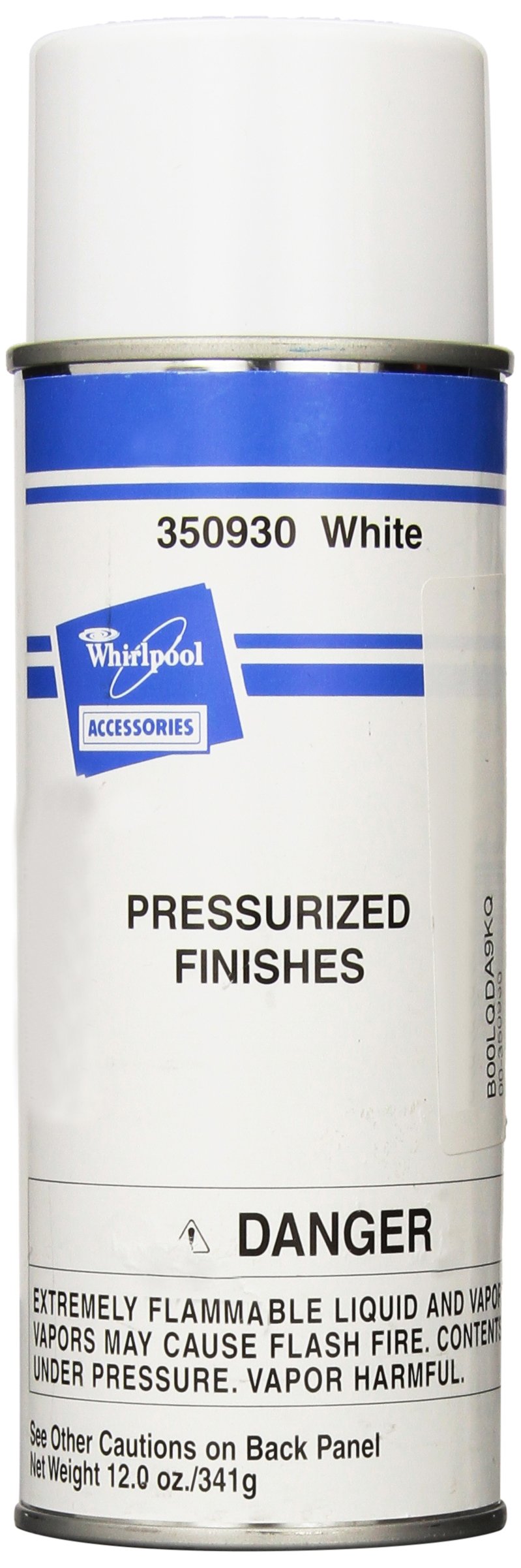 Whirlpool Appliance Touch-Up Spray Paint, White – Fix Scratches, Chips & Scuffs on Your Appliances