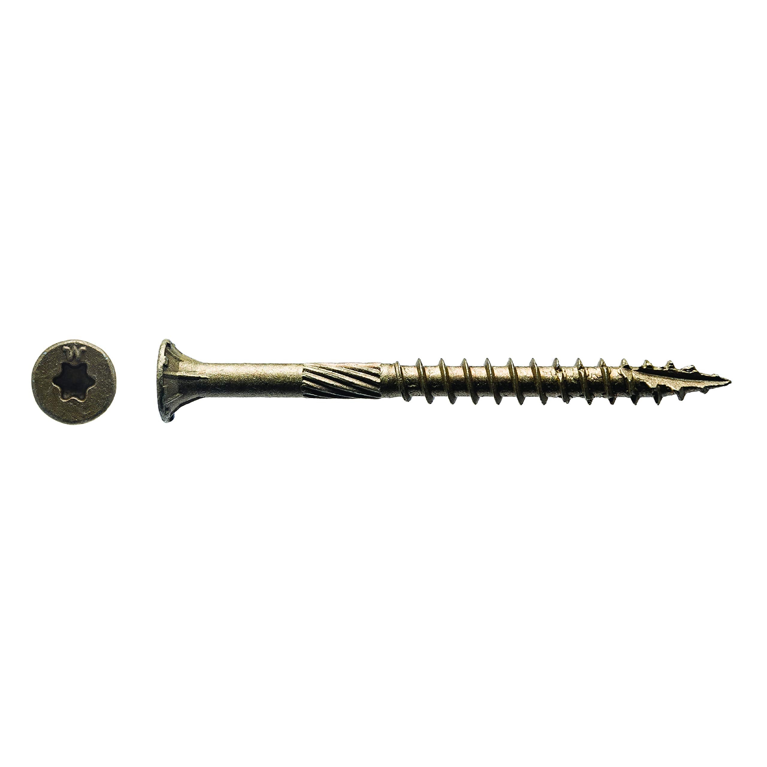 5# Bucket 10 x 3-1/2" Bronze Robertson® Flat Head (279/Bucket)