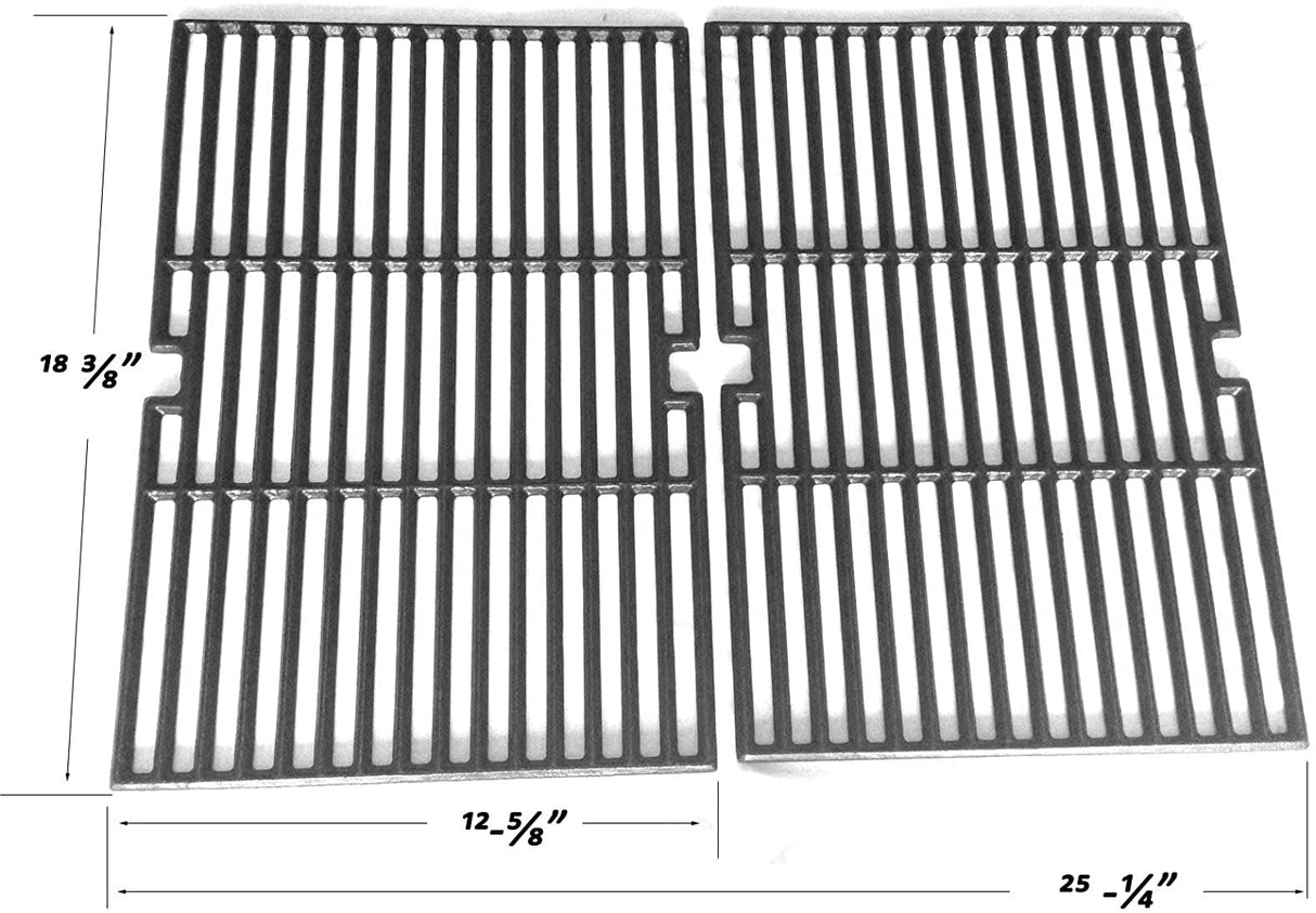 Replacement Kit for Master Chef G45307, G45308, G45309, G45311, G45312, G45313, G45314 Gas Models Includes Cooking Grates, 4 Burners & 4 Heat Plates - XPart Supply