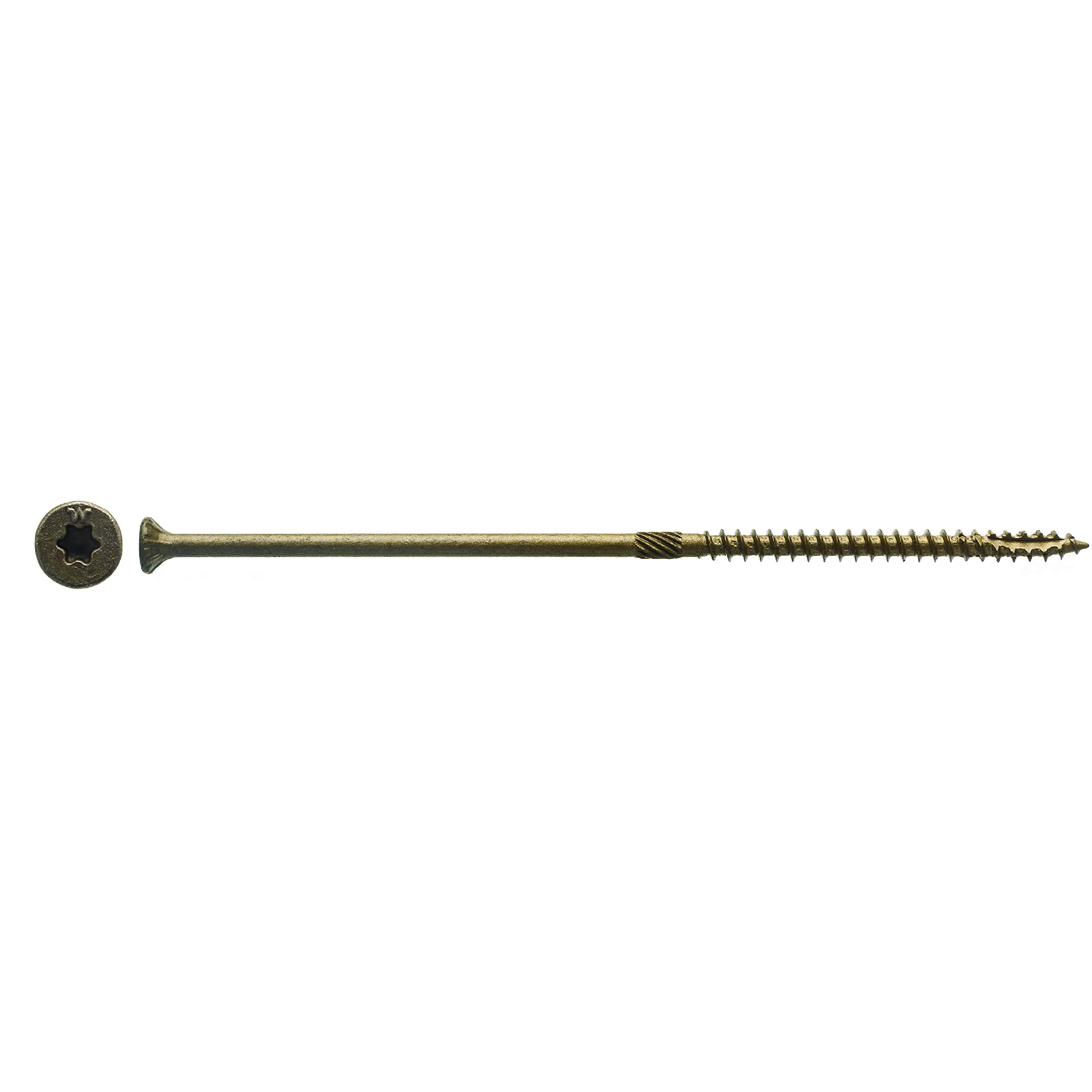 1# Bucket 10 x 6" Bronze Robertson® Flat Head (33/Bucket)