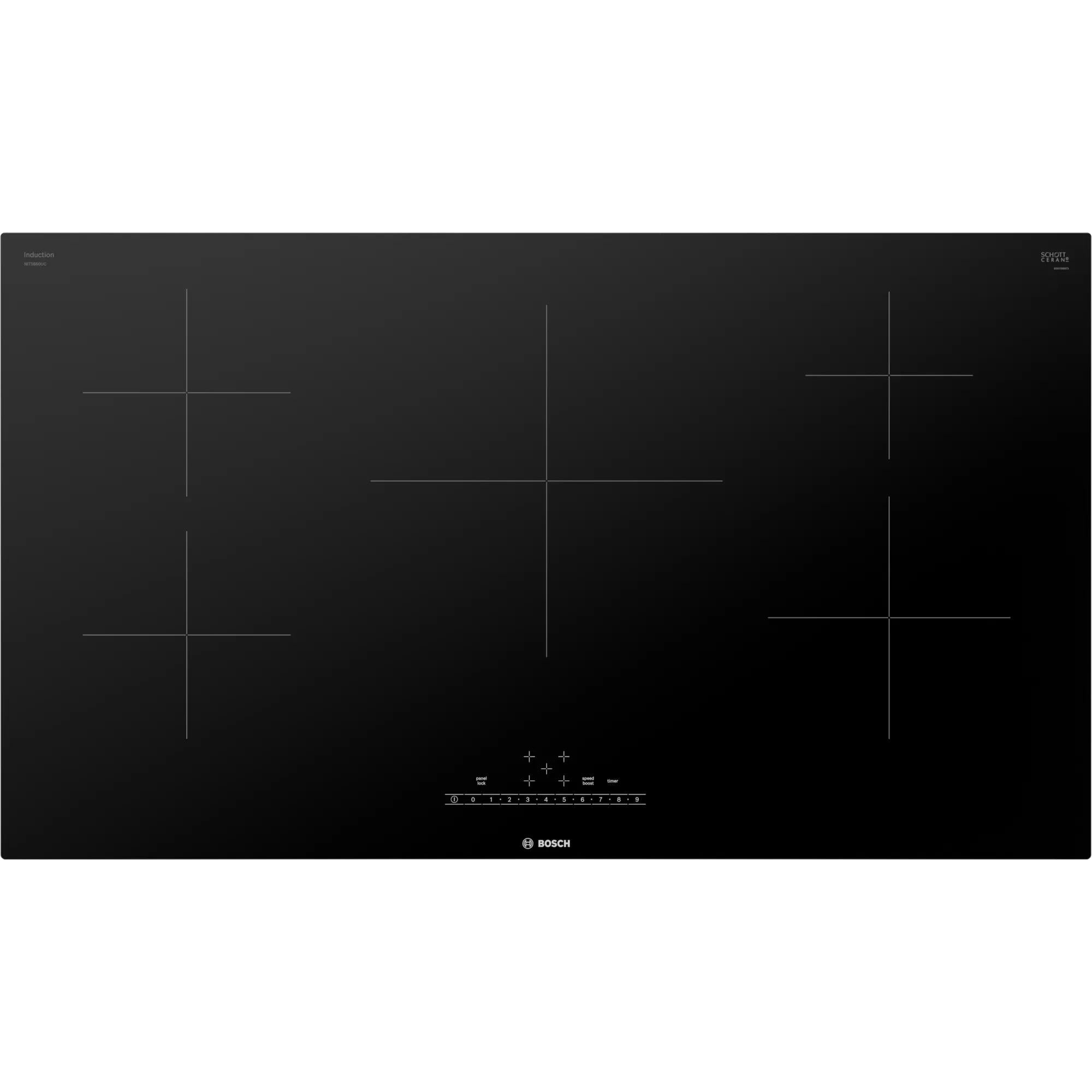 Bosch 36-inch Built-in Induction Cooktop with SpeedBoost® NIT5660UC