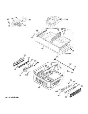 Refrigerator Upper Basket
