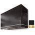 La Cornue 44-inch Loge Series Wall Mount Range Hood CH4442LGEMBLPB