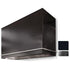 La Cornue 44-inch Loge Series Wall Mount Range Hood CH4454LGEBLKPC